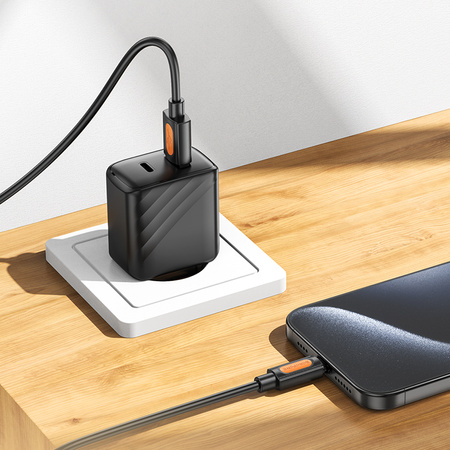 Borofone Kabel BX114 Structure - USB auf Typ C - 3A 1 m schwarz
