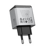 Borofone Netzladegerät BN21 Lena - 2×Typ C - PD 40W grau