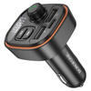 Borofone FM-Transmitter BC59 Heroic MP3, Bluetooth - 2×USB + Typ C - schwarz