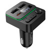 Borofone Transmiter FM BC60 Hero MP3, Bluetooth - 2xUSB + Typ C - PD 20W czarny