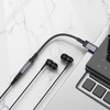 Borofone Adapter BV24 Graceful - Typ C auf Klinke 3,5mm (DAC) - grau