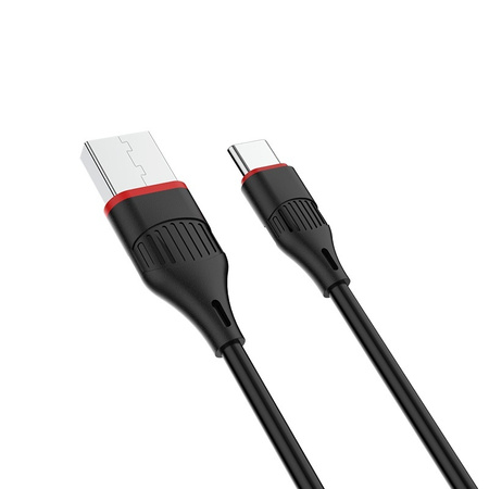 Borofone Kabel BX17 Enjoy - USB na Typ C - 3A 1 metr czarny