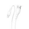 Borofone Kabel BX18 Optimal - USB na Lightning - 2A 1 metr biały