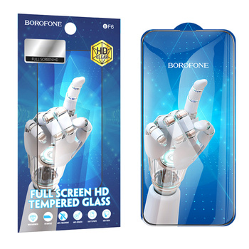 Borofone Panzerglas BF6 Diamond Armor Full Screen HD für iPhone 16 Pro Max - 10 Stück