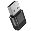 Borofone Adapter BV18 - USB auf Typ C - schwarz