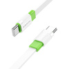 Borofone Kabel BX89 Union - Type C na Type C - PD 60W 1 metr biało-zielony