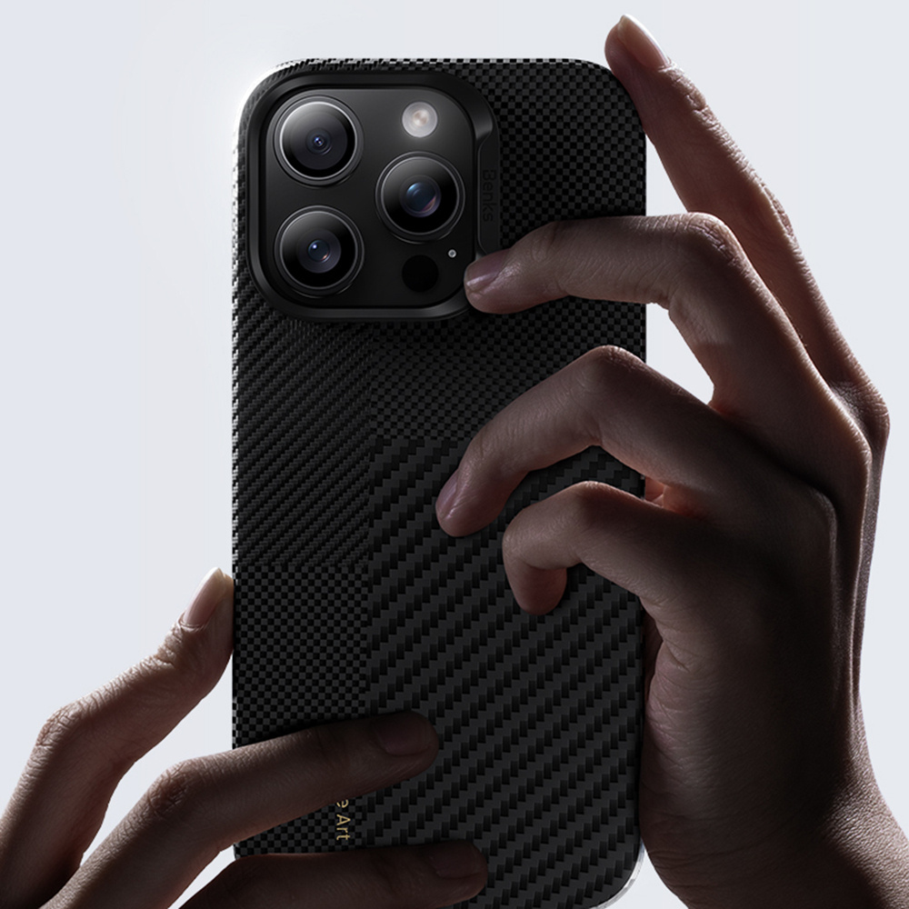 Die Benks Hülle am iPhone 16 Pro