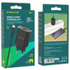 Borofone Netzladegerät BN1 Innovative - USB - 2,1A mit Kabel USB auf Typ C schwarz