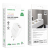 Borofone Netzladegerät BN9 Reacher - 2×Typ C - QC 3.0 PD 35W weiß